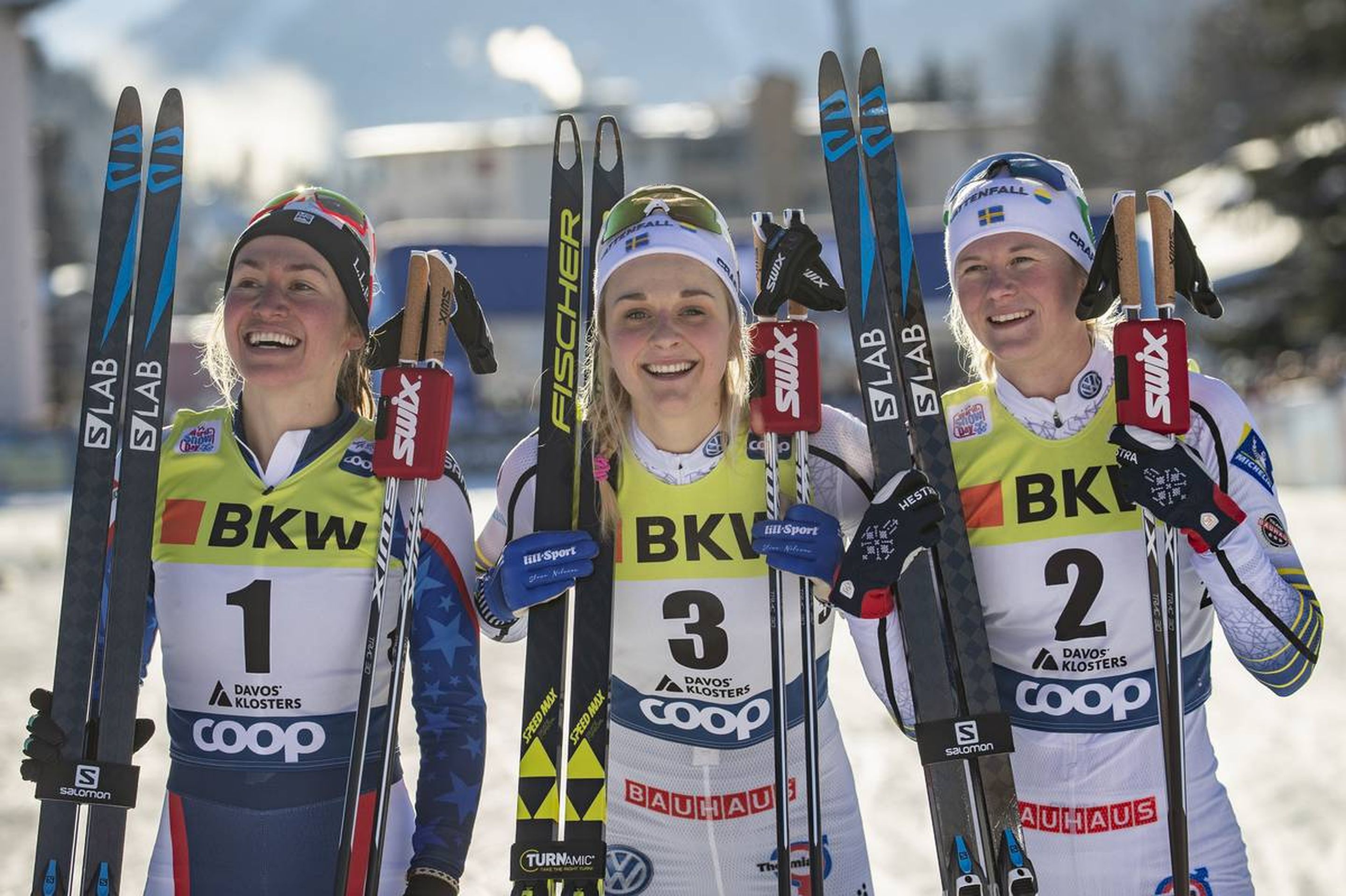 Ladies sprint F podium