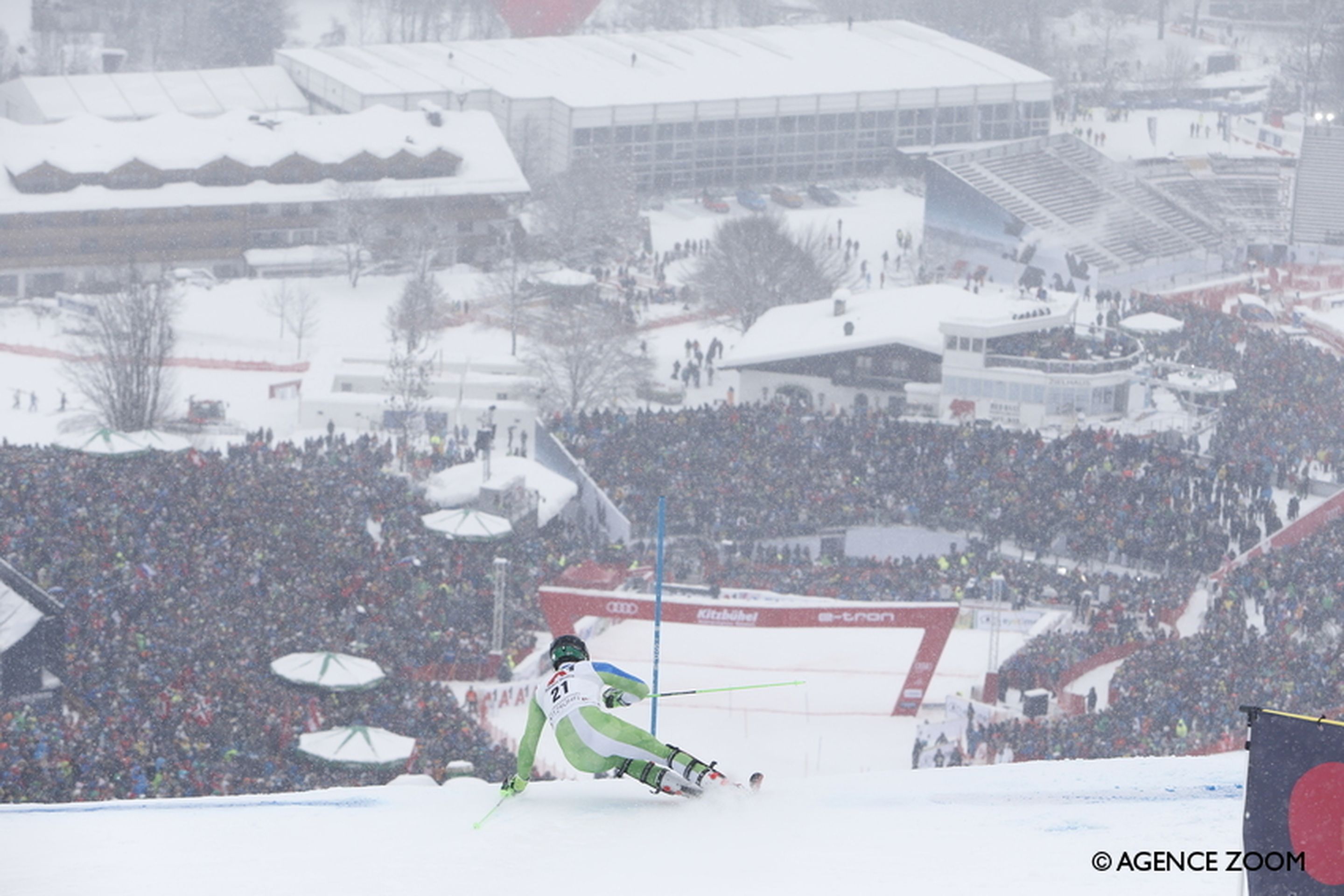 Hadalin in action in Kitzbühel