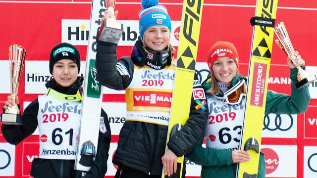 Sara Takanashi, Maren Lundby, Katharina Althaus