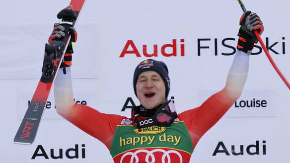 Odermatt on top again in speedy super-G at Lake Louise