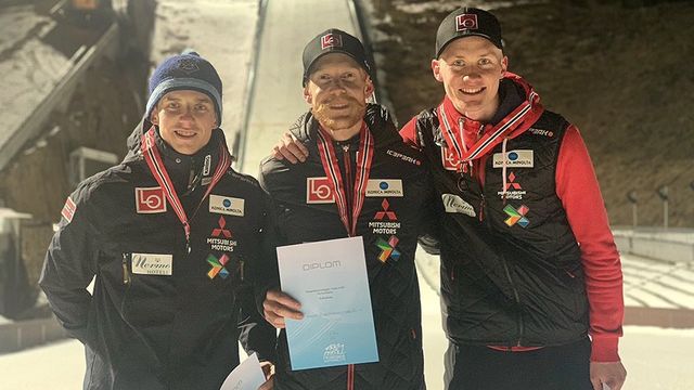 Halvor Egner Granerud, Robert Johansson, Thomas Aasen Markeng - © Twitter/Hopplandslaget