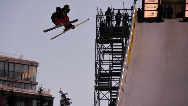 Big air World Cup training in Quebec City. Photo: Mateusz Kielpinski