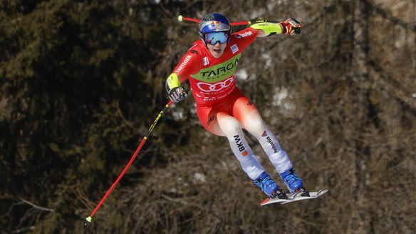 Odermatt in a class of his own as he seals Cortina super-G double