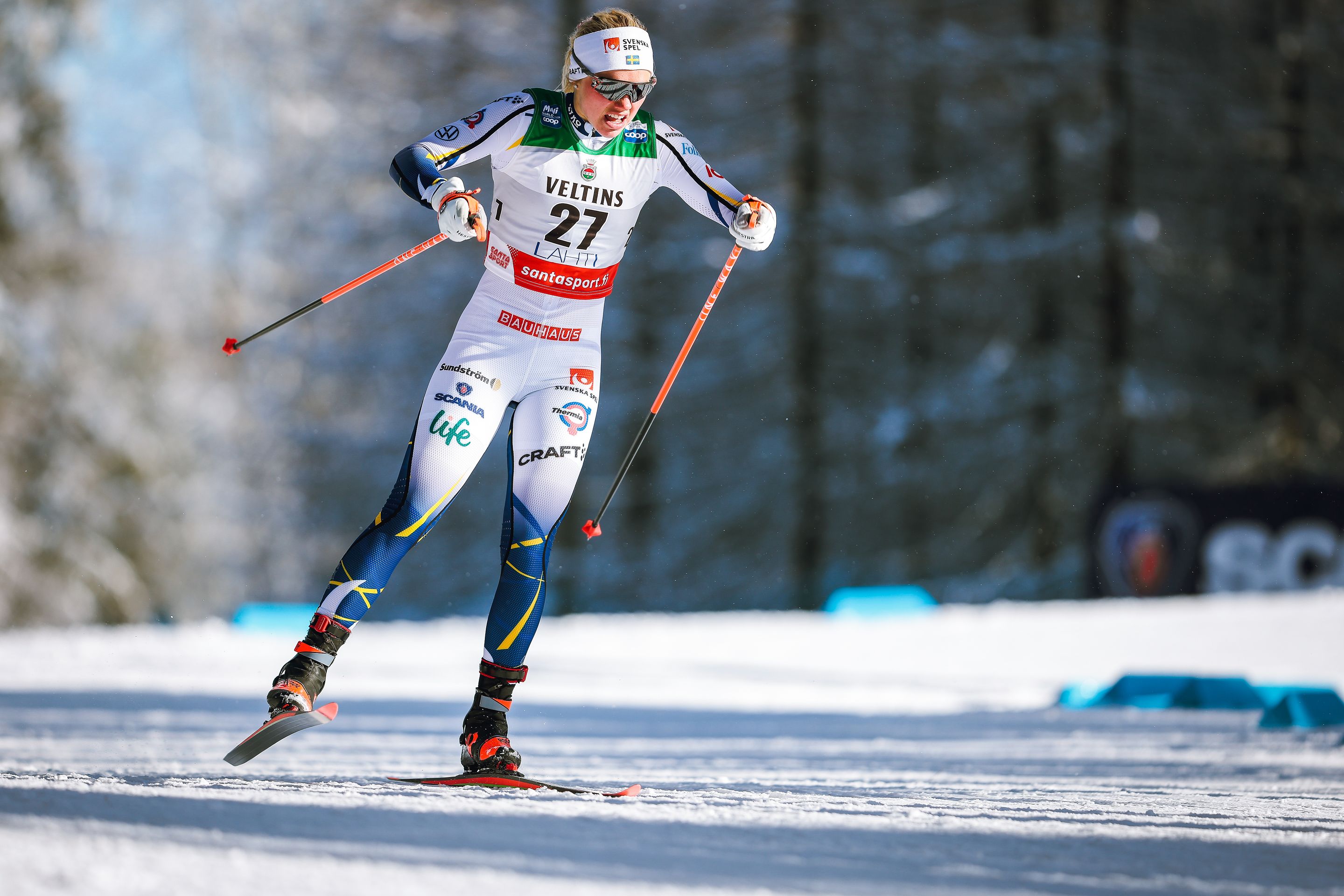 Emma Ribom here in Lahti during the competition last season.