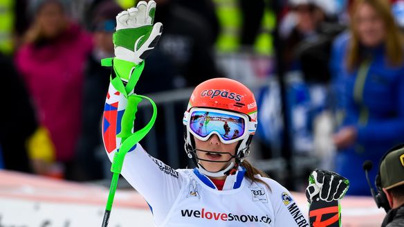 Vlhova battles for final slalom victory before Olympic Winter Games