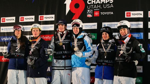 Utah 2019 moguls golds for Galysheva and Kingsbury