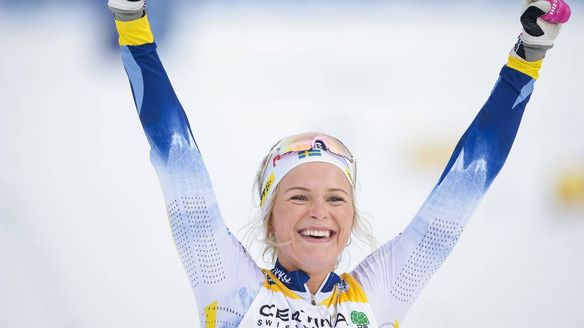 Double delight for Sweden’s new cross-country queen Karlsson