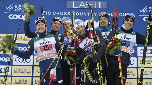 Norway and Sweden for the win at Lahti team sprint C