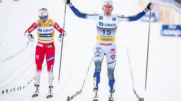 Maiden win for Karlsson | Johaug Overall World Cup winner