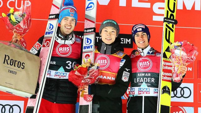 Andreas Stjernen, Ryoyu Kobayashi, Stefan Kraft