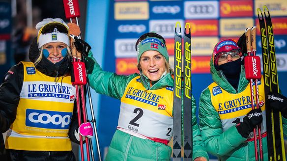 Therese Johaug concludes final race day at Ruka Nordic with a win