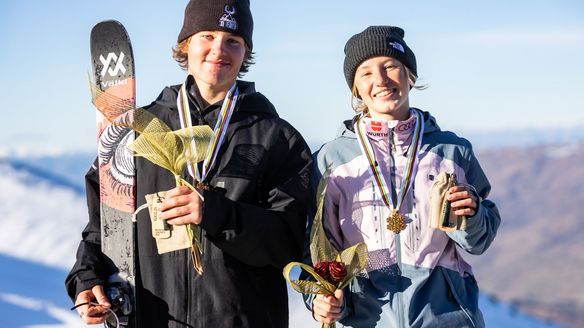 Mohr and Beatty close out big day with JWC freeski slopestyle golds in Cardrona