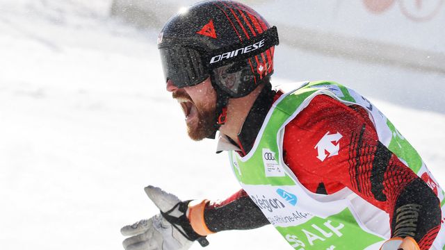 ©GEPA: Kris Mahler taking his maiden win in Val Thorens