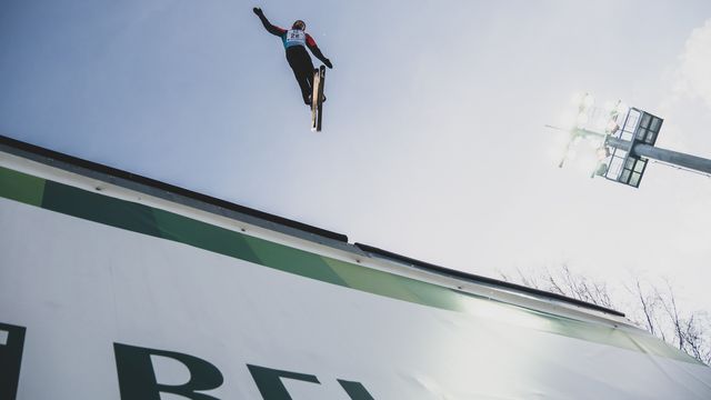 Justin Schoenefeld (USA) competing in Minsk