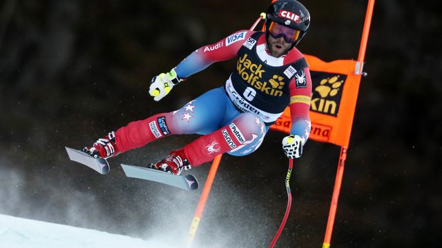 VAL GARDENA, ITALY - DECEMBER 17: Travis Ganong of USA competes during the Audi FIS Alpine Ski World Cup Men's Downhill on December 17, 2016 in Val Gardena, Italy (Photo by Alexis Boichard/Agence Zoom)
