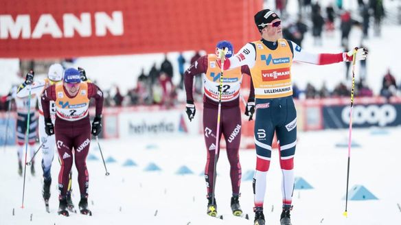 Falla and Klaebo win Lillehammer sprints