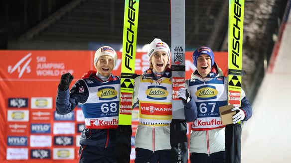 Tschofenig tops all-Austrian podium in World Cup return