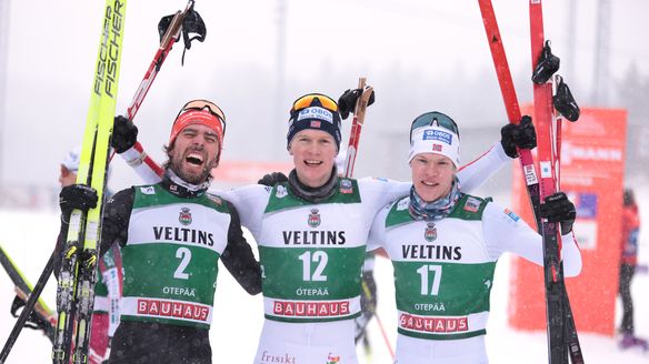 Einar Luraas Oftebro earns thrilling maiden World Cup win in Otepää