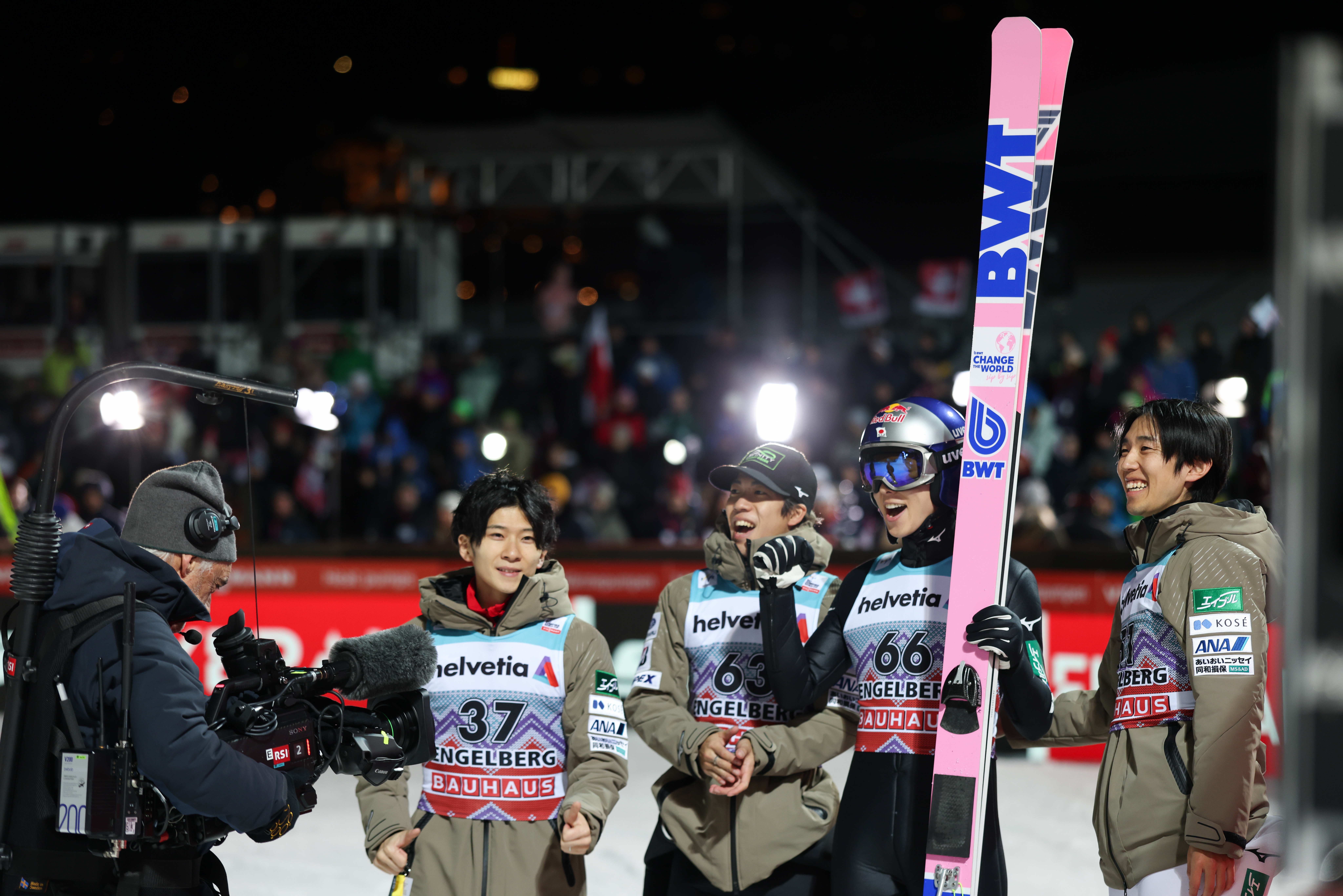 Kobayashi ends Prevc’s winning streak with Engelberg victory