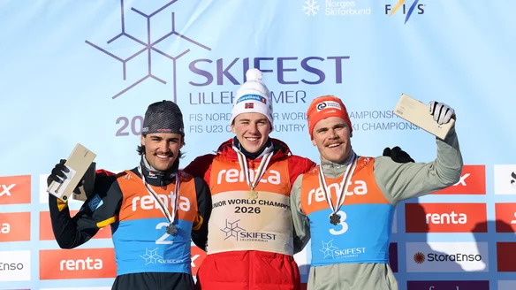 Skari claims U23 Sprint gold after Vike fall