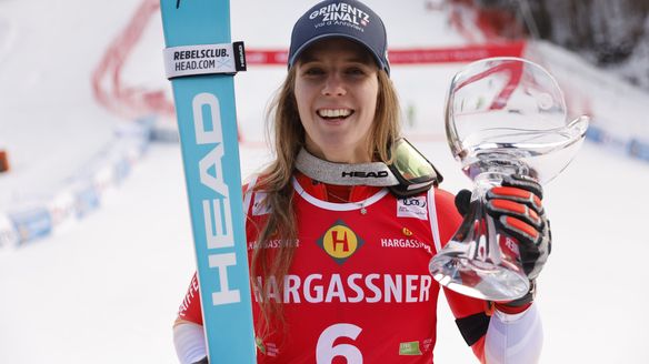 'In awe': Rast wins Sunday Slalom to end Shiffrin's streak