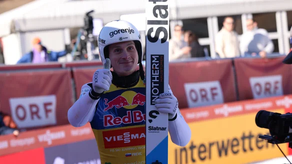 Prevc soars to twelfth World Cup win of the season with Ski Flying victory in Kulm 