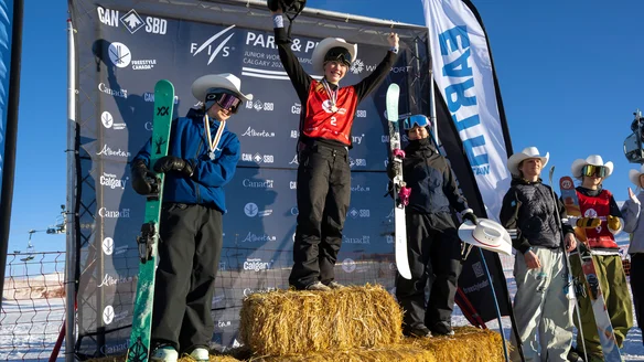 Steen claims third Junior World title in Calgary with Freeski Rail victory
