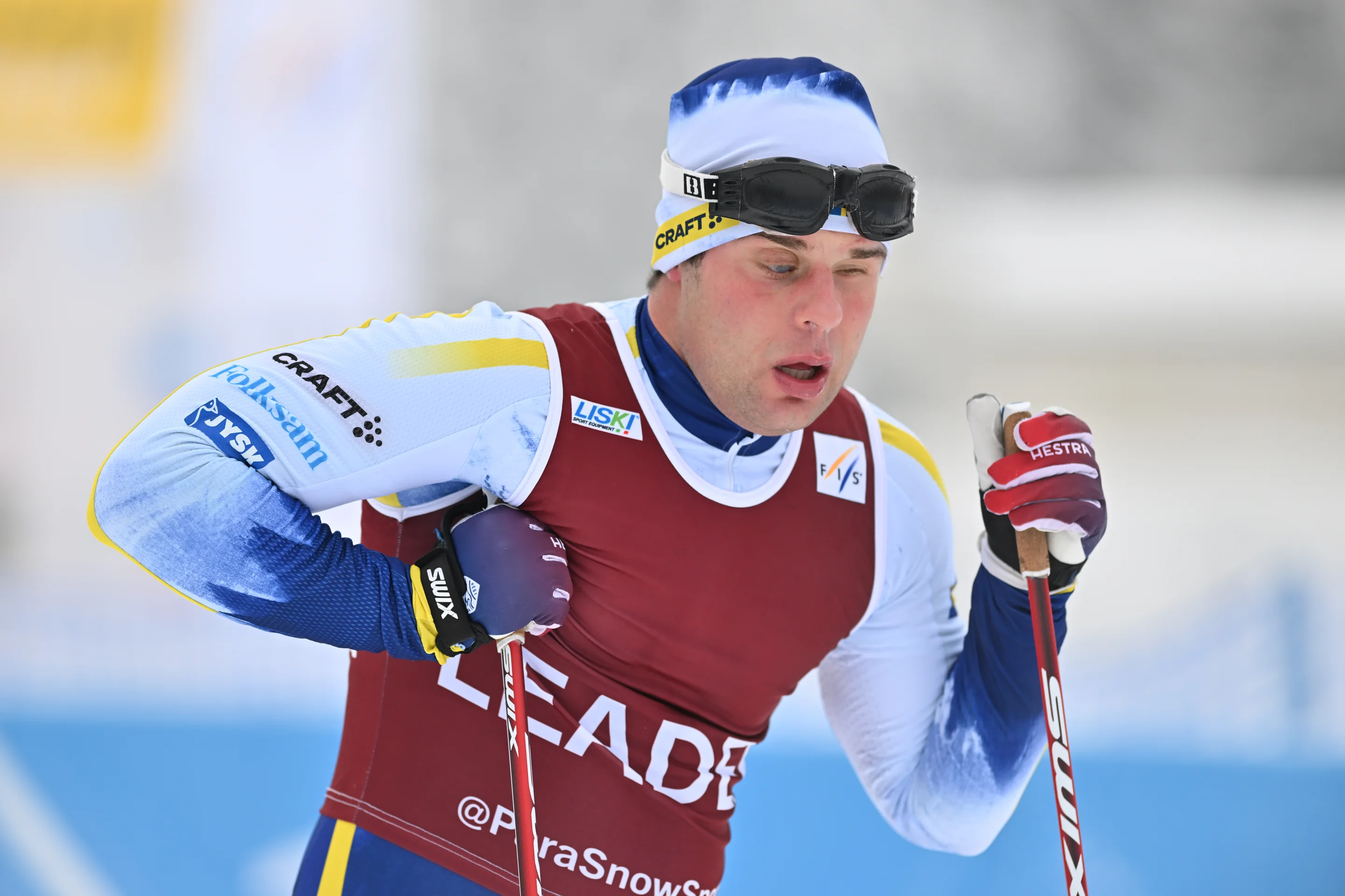 Zebastian Modin (SWE) at the FIS Para Cross-Country World Cup