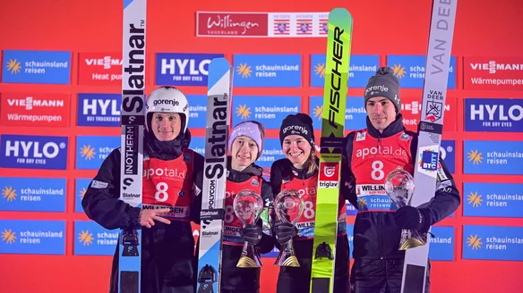 Slovenia edge out Germany to win Mixed Team in single round