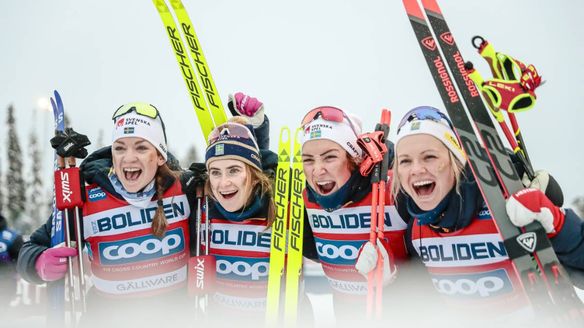 Sweden show squad strength with relay win in Gällivare