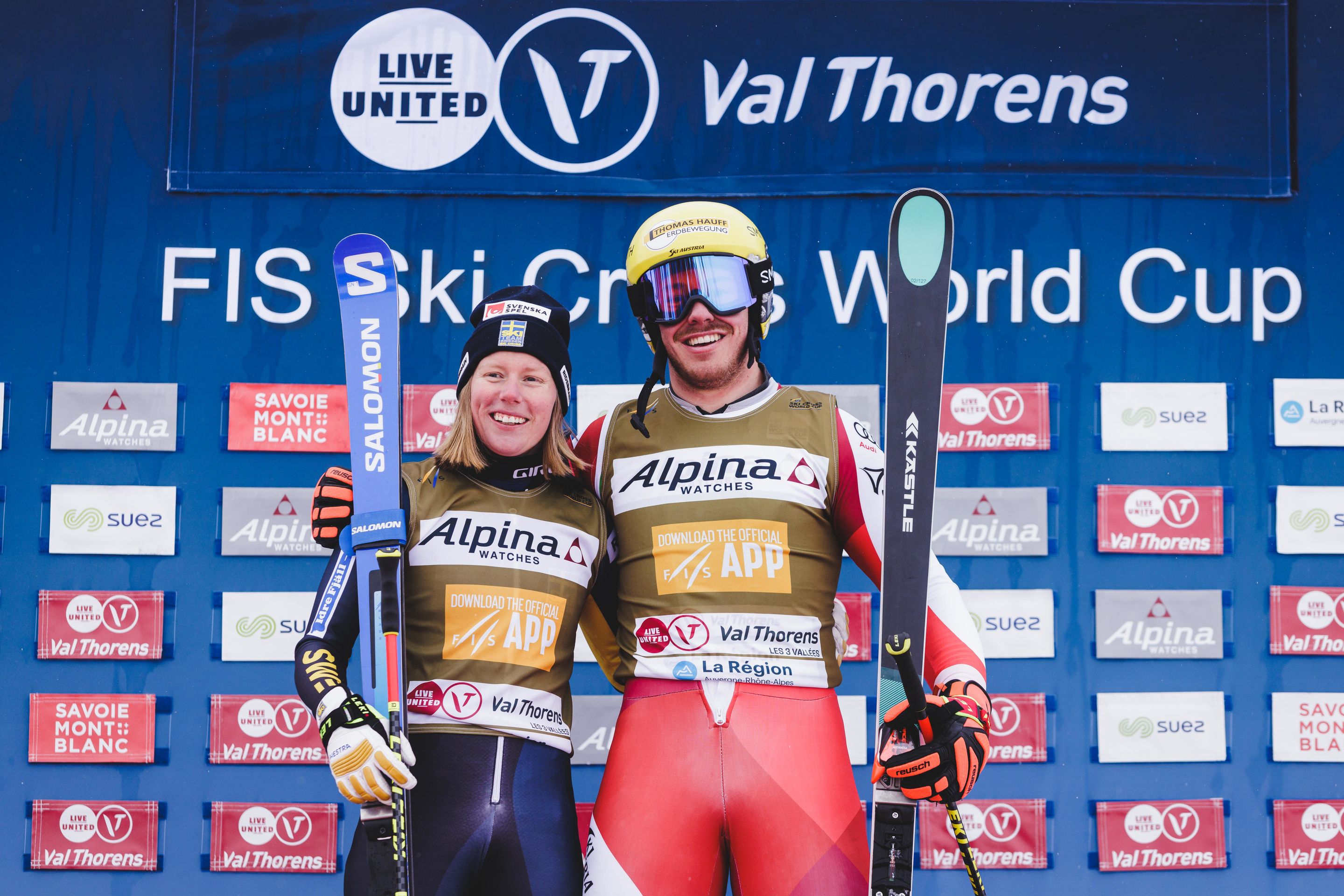 Will it be all smiles in Val Thorens once more for Sandra Näslund and Mathias Graf? @GEPA