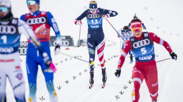Hailey during Tour de Ski 2021 - Image by Nordic Focus