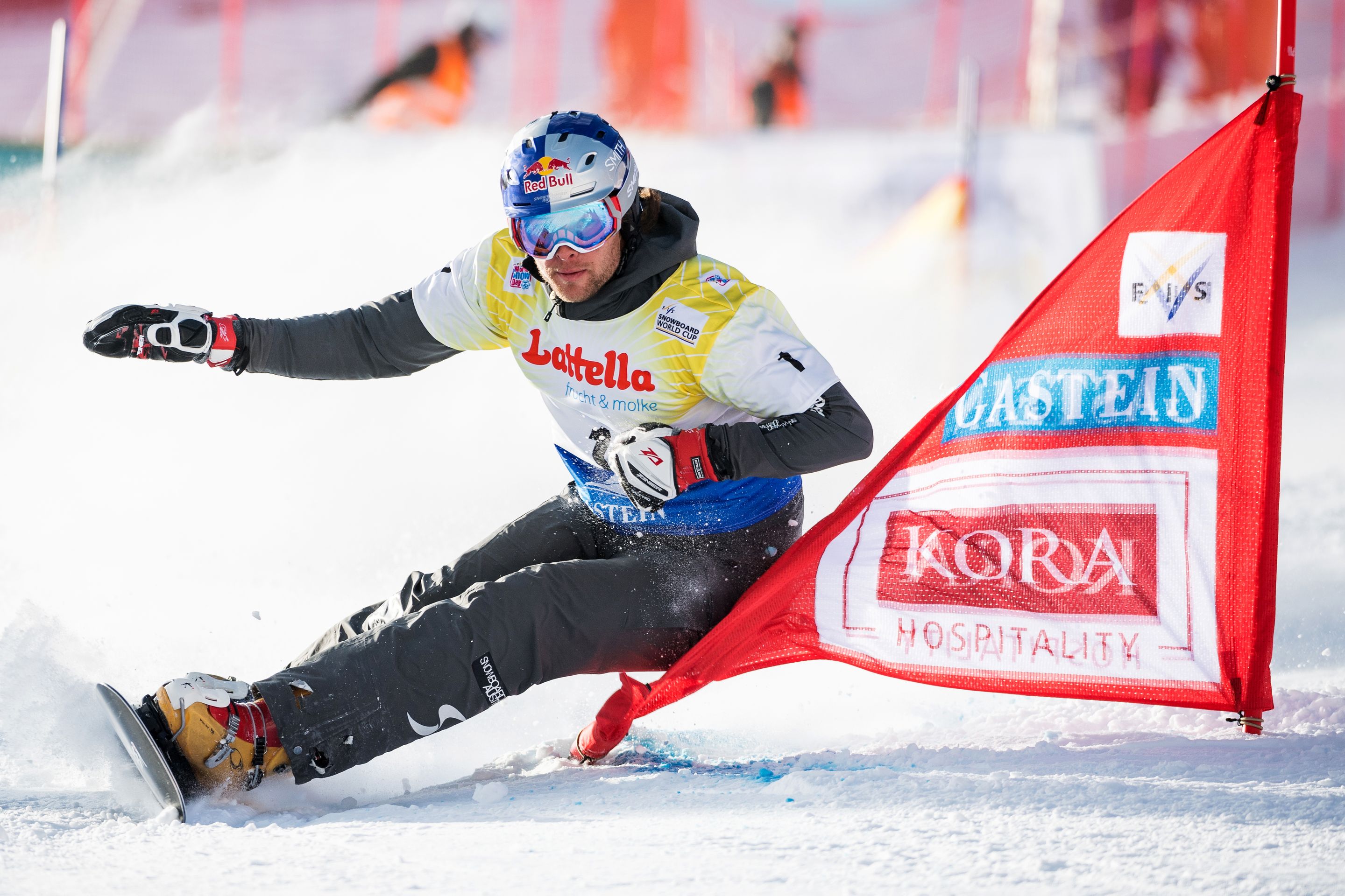 FIS Snowboard World Cup - Bad Gastein AUT - Snowboard Parallel Team Event - KARL Benjamin AUT © Miha Matavz