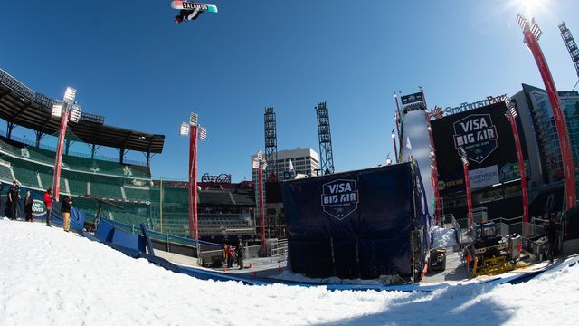 Judd Henkes (USA) at Thursday's training in Atlanta © US Ski & Snowboard