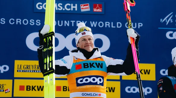 Klaebo looks golden in Goms with Olympic Sprint rehearsal victory