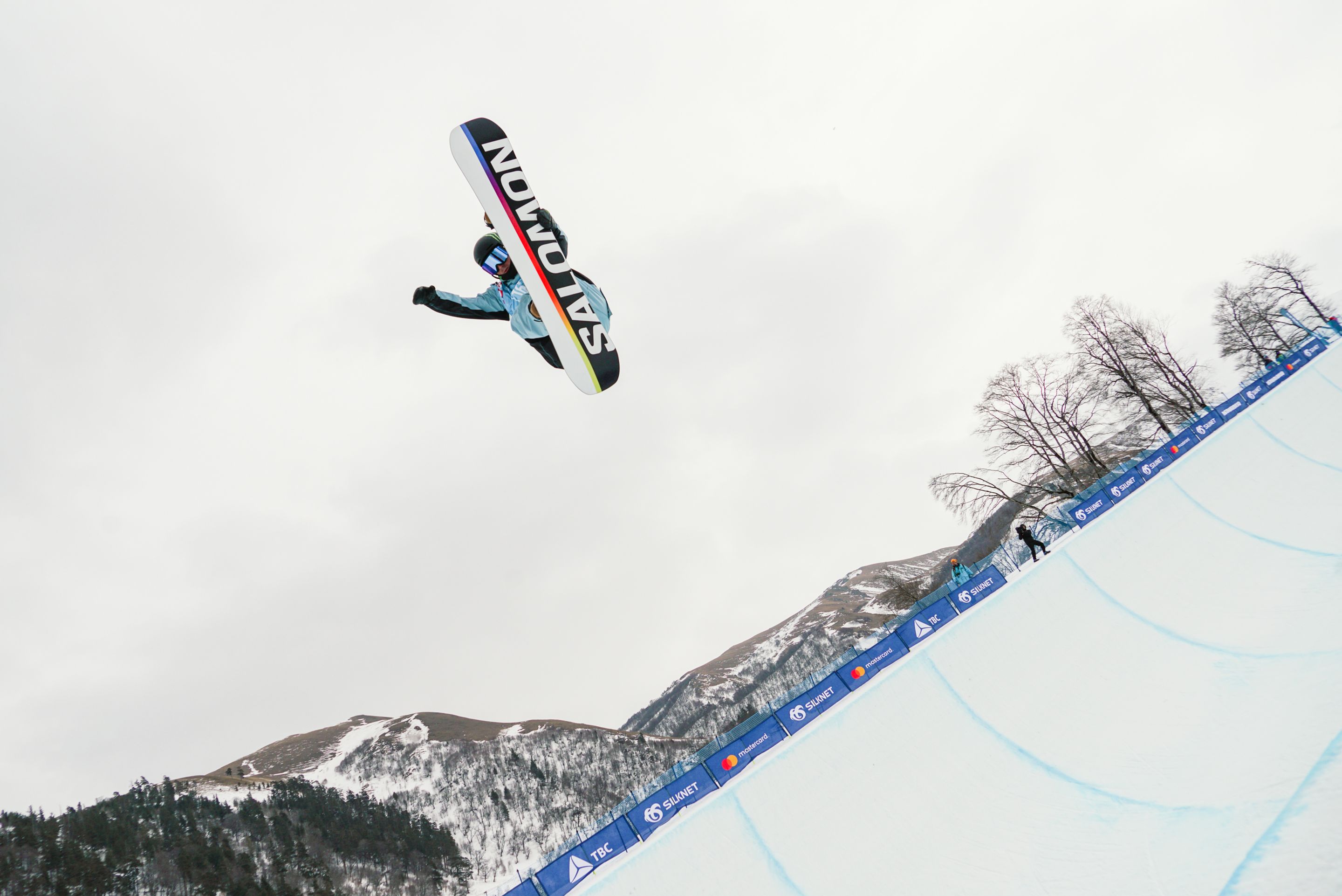 FIS Snowboard World Championships halfpipe qualifications in Bakuriani (GEO). Photo: Mateusz Kielpinski (FIS)