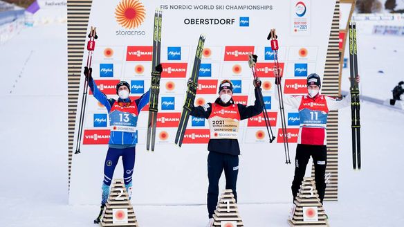 Riiber defends his normal hill title, maiden medals for Herola & Oftebro