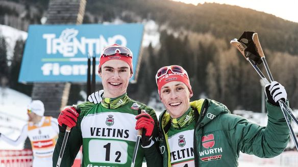 Superb Geiger/Frenzel take Team Sprint victory 