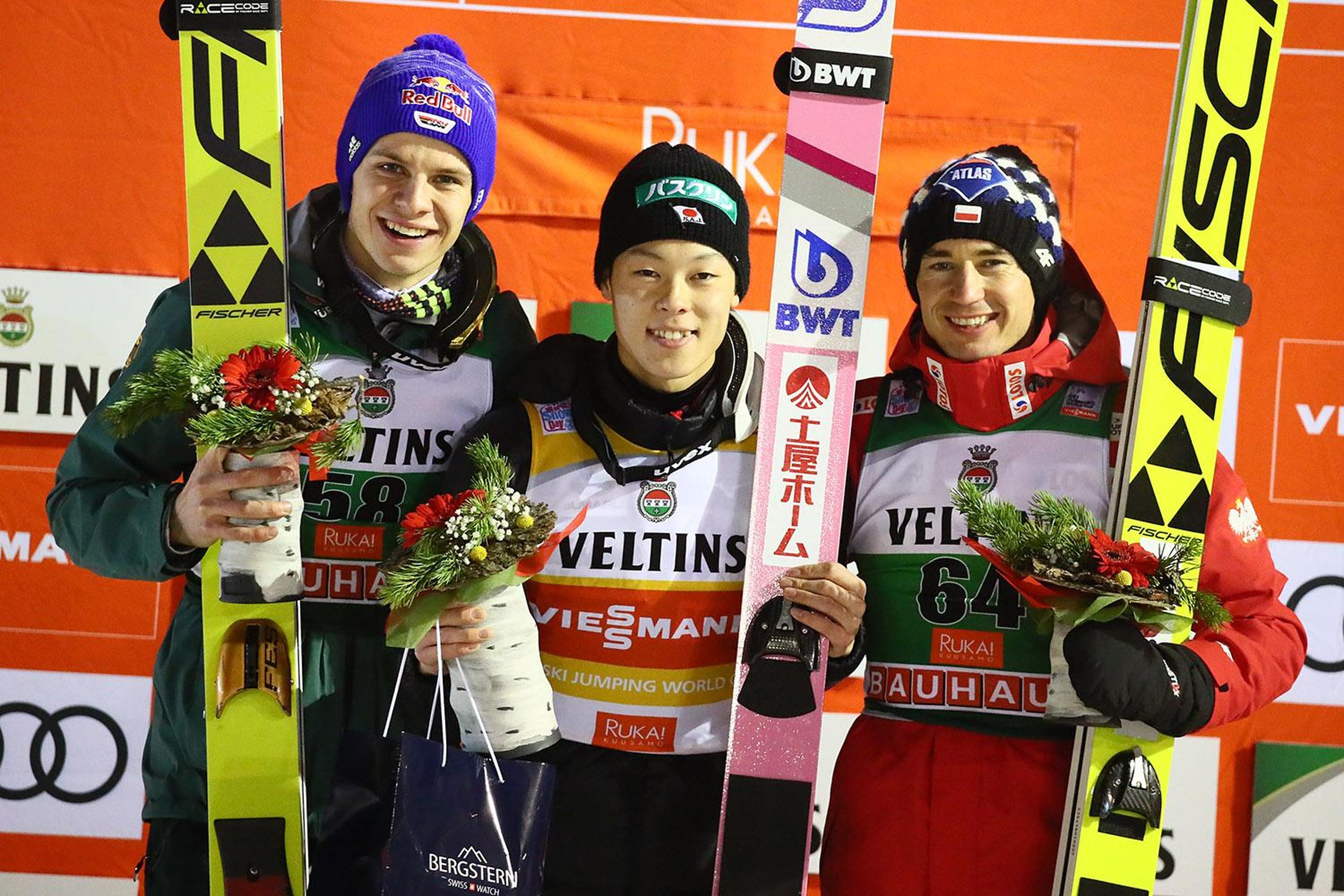 Andreas Wellinger, Ryoyu Kobayashi, Kamil Stoch