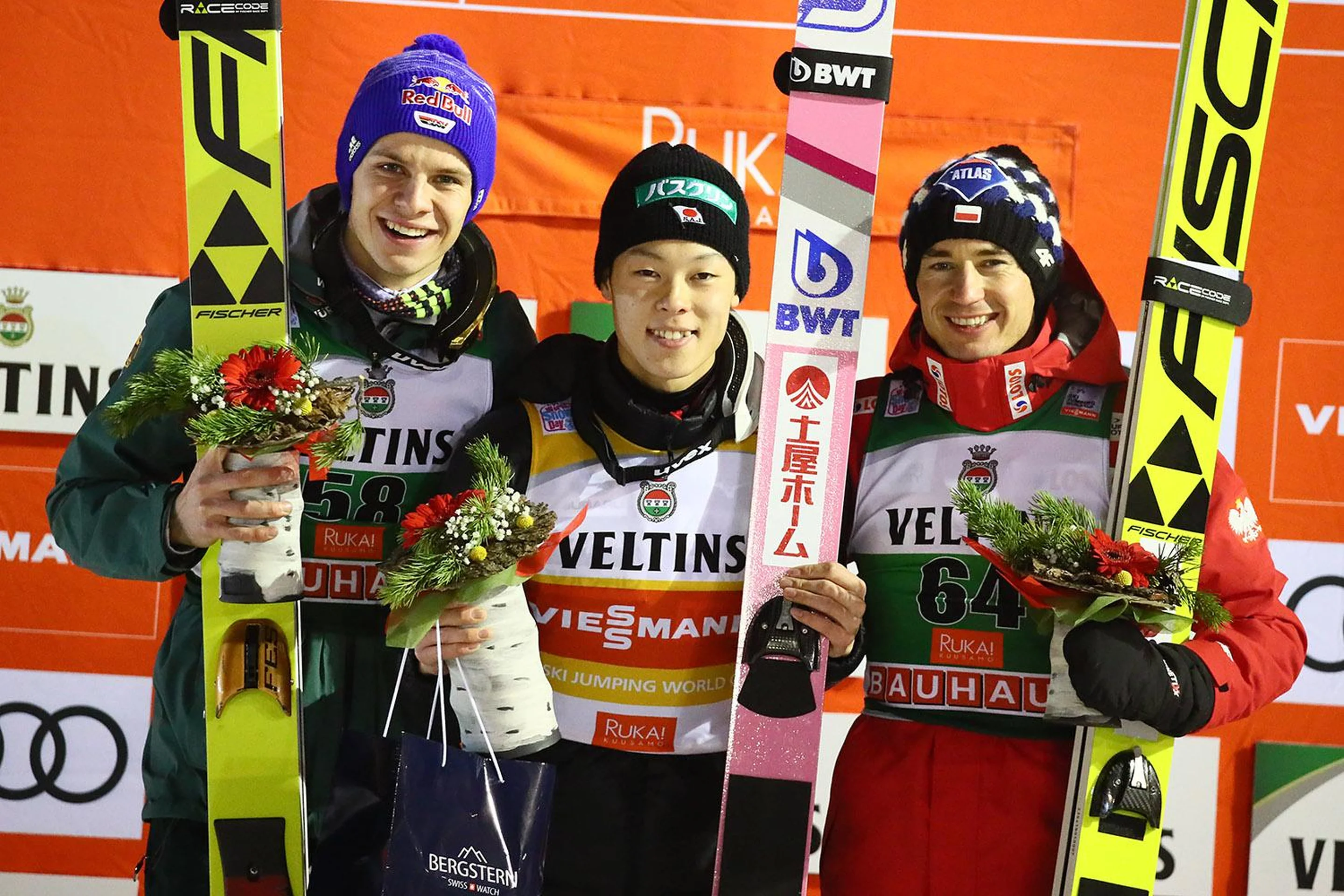 Andreas Wellinger, Ryoyu Kobayashi, Kamil Stoch