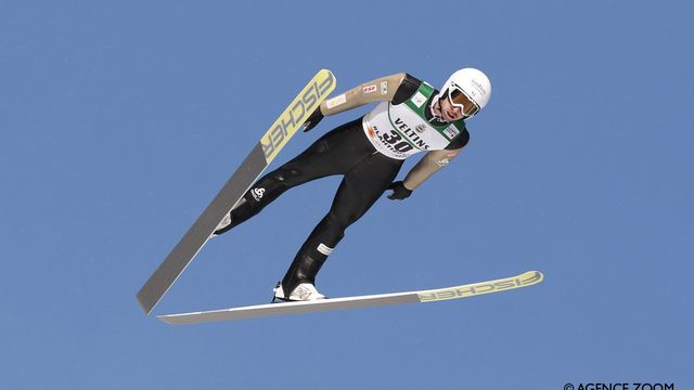 LAHTI, FINLAND - FEBRUARY 24: Maxime Laheurte of France in action during the FIS Nordic World Ski Championships Men's Nordic Combined HS100/10k on February 24, 2017 in Lahti, Finland. (Photo by Giovanni Auletta/Agence Zoom)