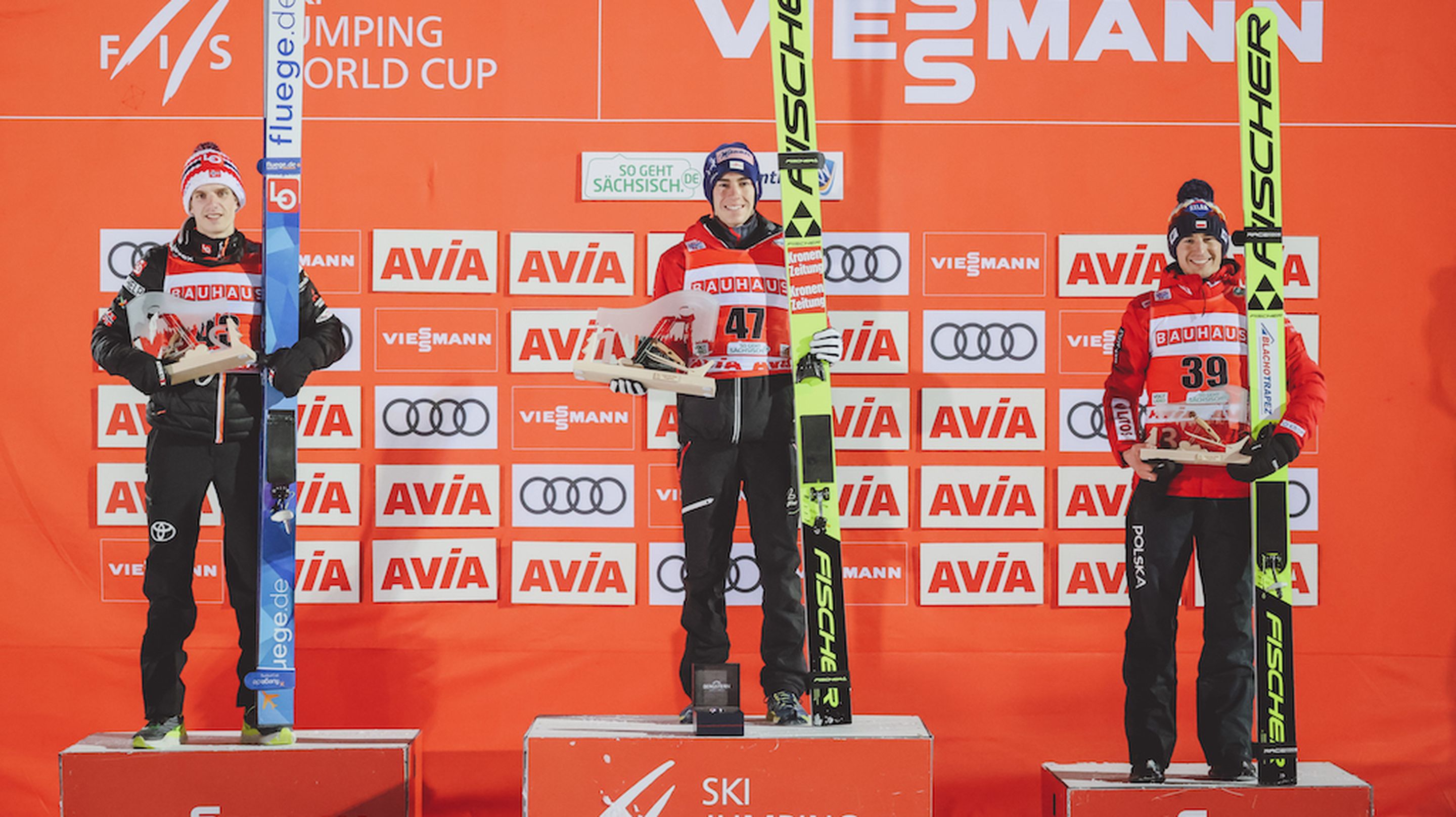 Halvor Egner Granerud, Stefan Kraft, Kamil Stoch