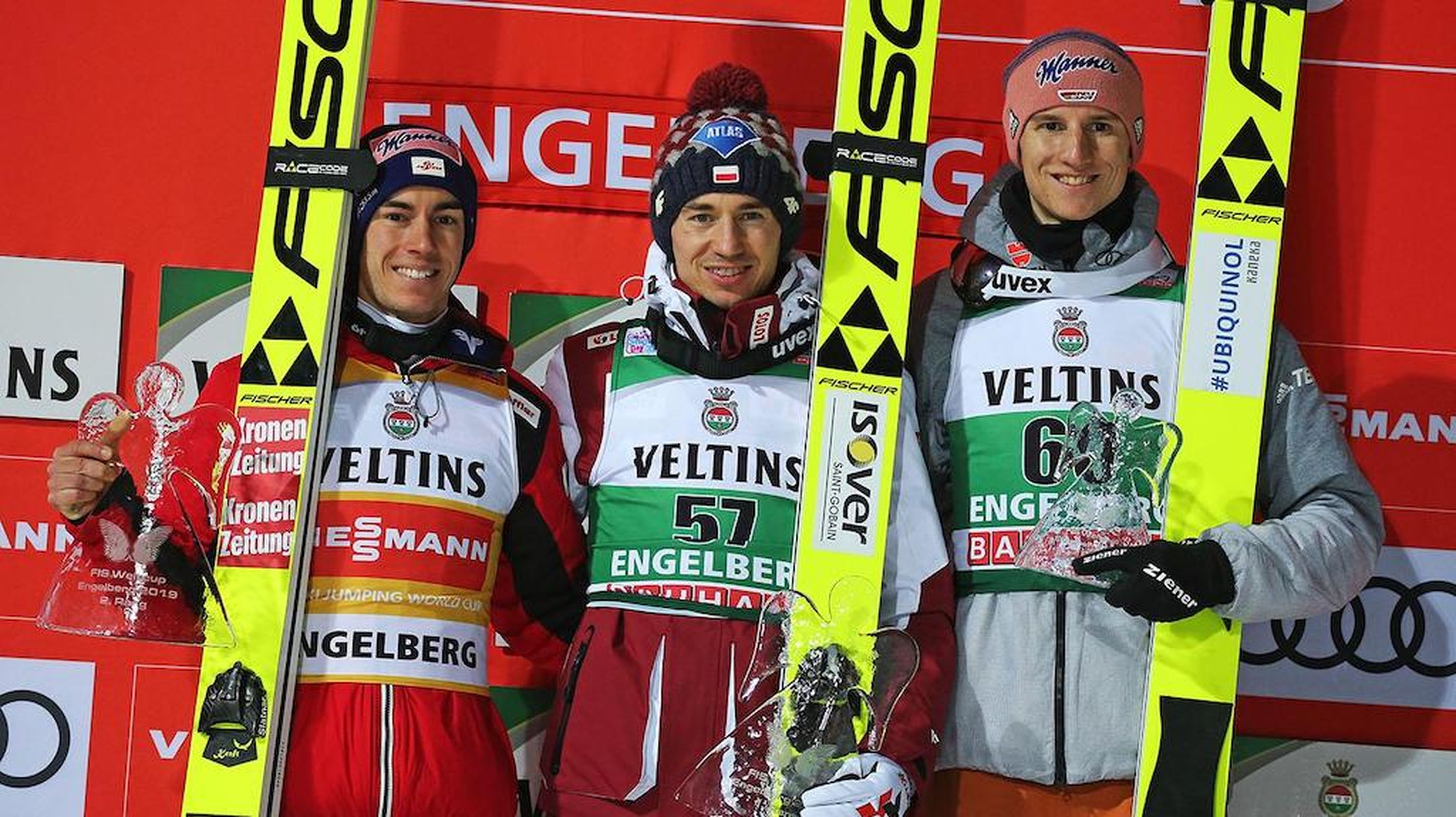 Stefan Kraft, Kamil Stoch, Karl Geiger