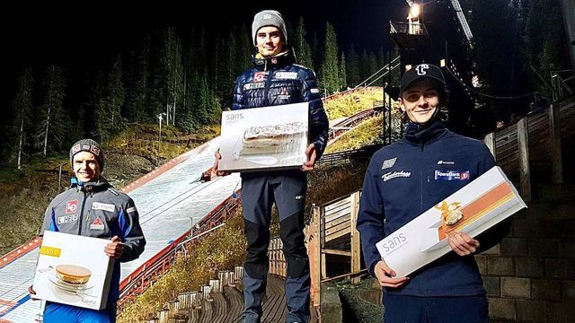 Halvor Egner Granerud, Marius Lindvik, Bendik Jakobsen Heggli - © Facebook / Hopplandslaget