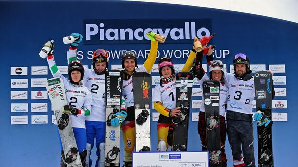 Germany wins PSL Mixed Team competition in Piancavallo