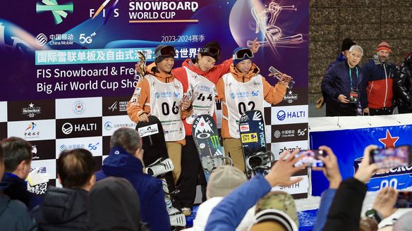 Gasser and Su mirror Olympic triumphs with wins at Beijing big air World Cup