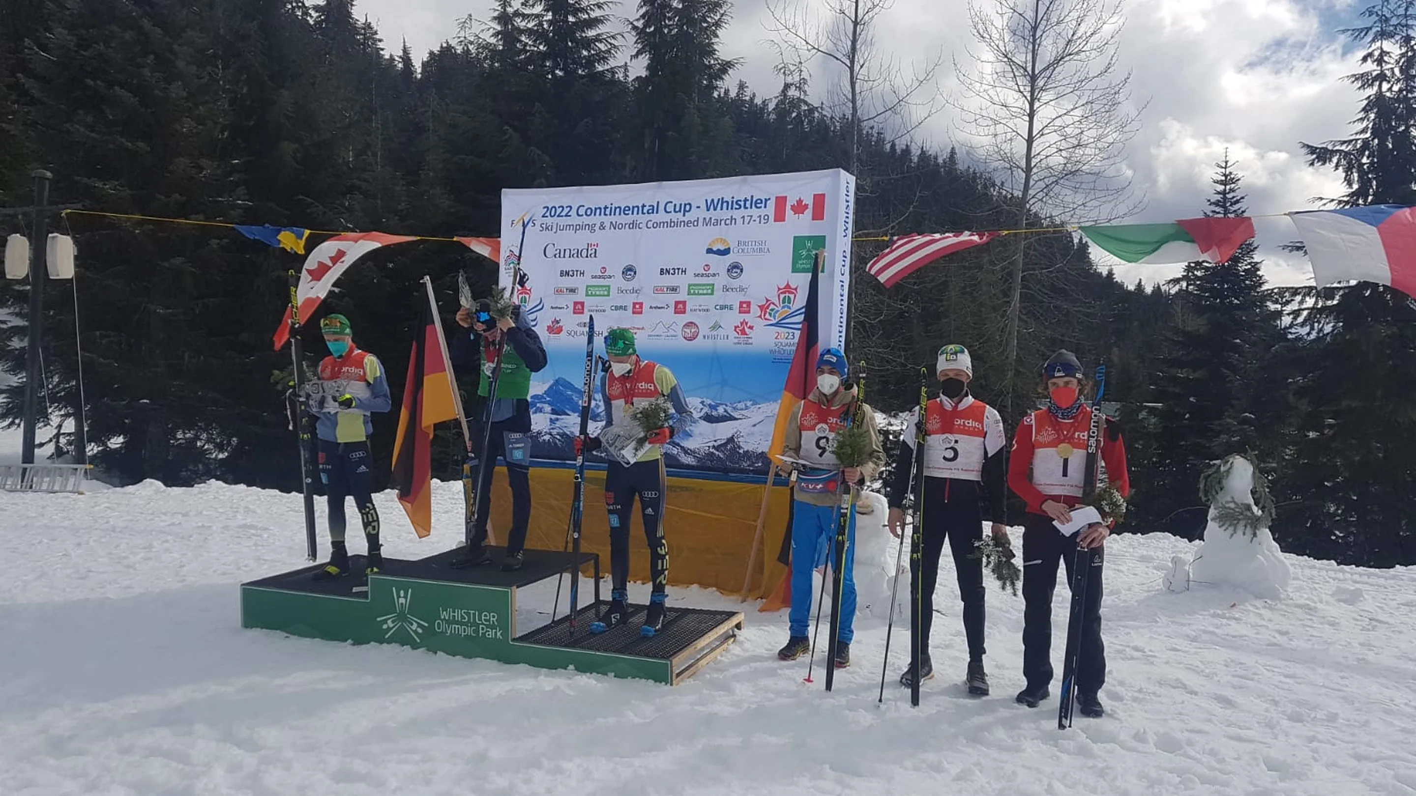 Podium 2. Individual Gundersen (c) FIS