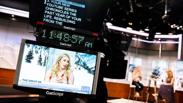 Mikaela Shiffrin during her Media Tour in NY (Mike Dawson)