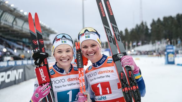 Business as usual in Lahti: Sundling and Klaebo fire favourites to team sprint triumphs