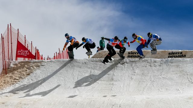 ©GEPA: The last SBX heats went down in Sierra Nevada at the FIS Snowboard World Championships 2017
